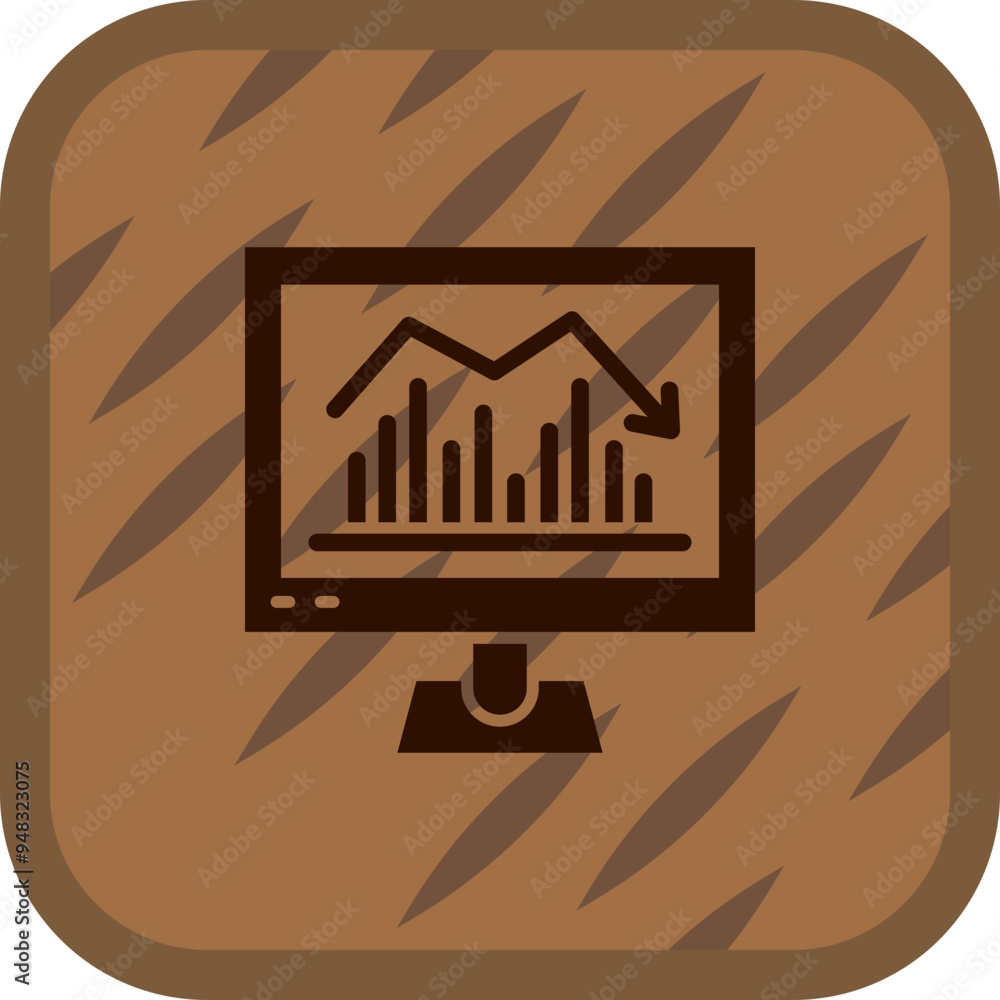 Sticker data information icon design