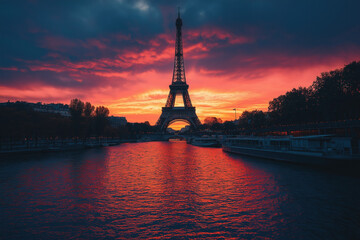 Fototapeta premium France At Sunset