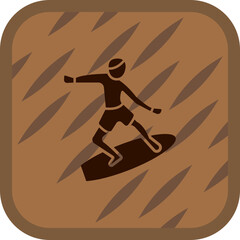 Surfing Icon Design