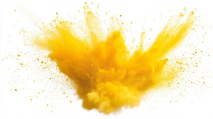 Abstract Yellow Explosion