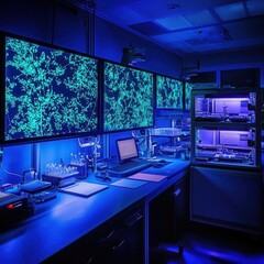 Innovative Rhizosphere Imaging Lab An inside view of a high-tech laboratory where researchers operate the CFAST imaging system