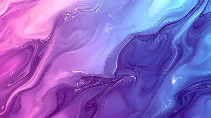 Obraz premium Abstract Swirling Purple and Blue Liquid Background.