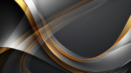 golden grey wavy abstract background copy space for text