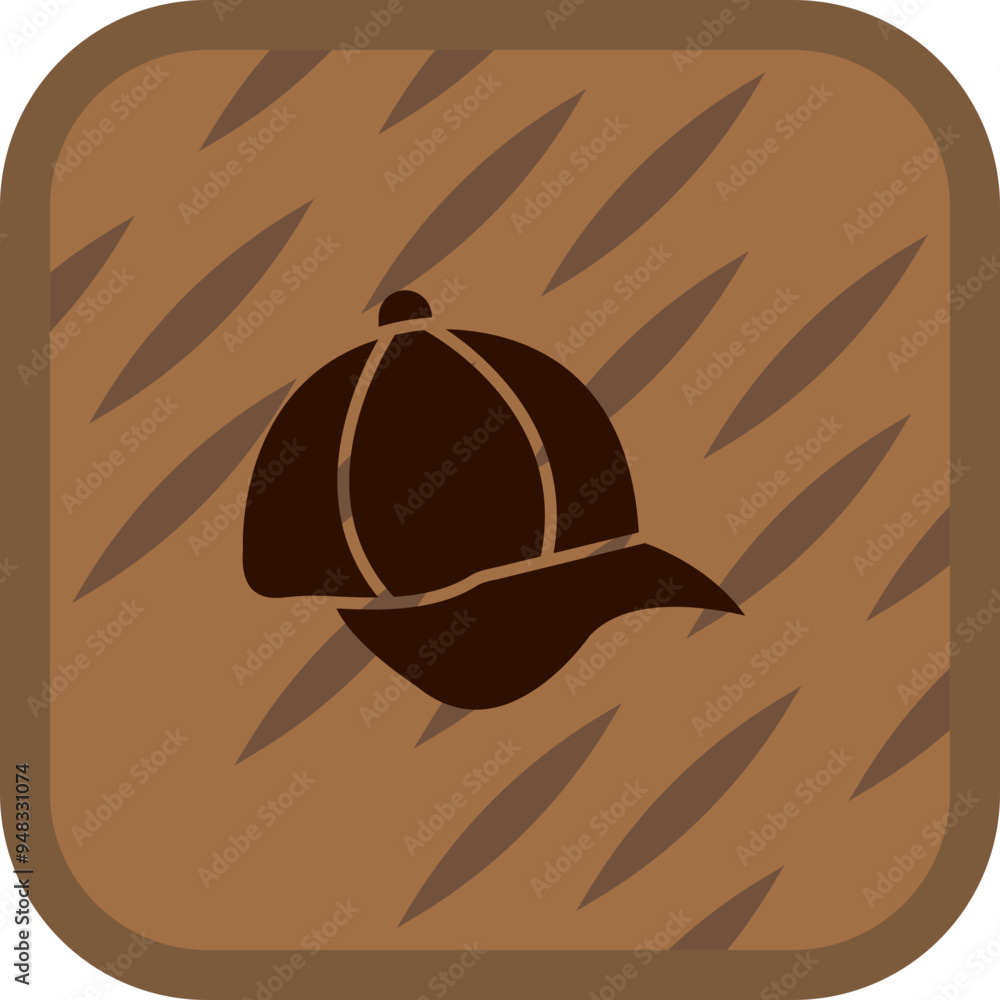 Poster Baseball cap Icon Design