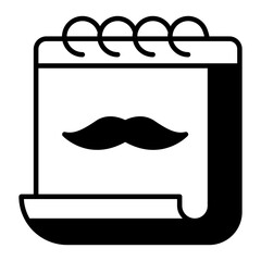 Father's Day black icon