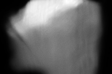 Fototapeta premium Abstract gradient overlay background Grainy noise texture black and white backdrop Retro film lens light effect composition