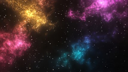 Fototapeta premium Space nebula. 3D illustration suitable for science, education, and research projects.