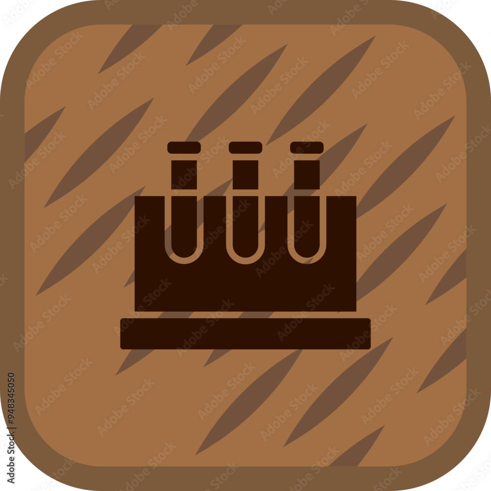 Poster test tube icon design