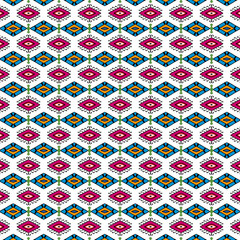 Pattern - Vector style ikat suitable for design and printing.