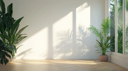 Fototapeta premium Minimalist Interior Design with Natural Light