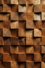 An Intricate Wooden Mosaic Texture Ideal for Creative Design Inspiration and Projects