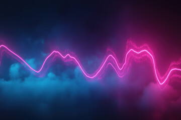 Neon Line Abstract.