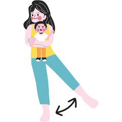 Outer thighs and hips side leg raises