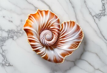 Seashell are beautiful, used as decorations, have patterns and colors.