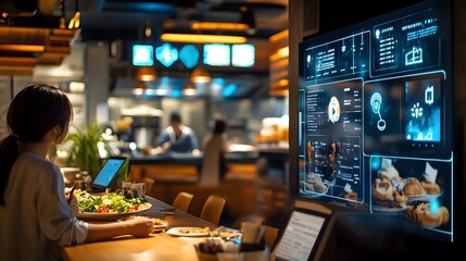 Innovative restaurant leveraging IoT technology to streamline seating arrangements and waitlist management enhancing customer experience and efficiency