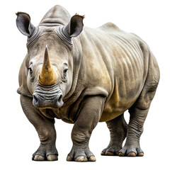 Obraz premium rhinoceros isolated on white background