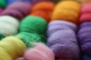 Colorido das lãs