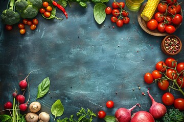 Culinary Creations Food Background for Food Lovers