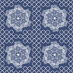 Patterns, fabric patterns, tile patterns, wallpapers, handmade works, embroidery patterns, Asian and tribal styles
