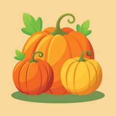 Pumpkin Various Shapes unique design