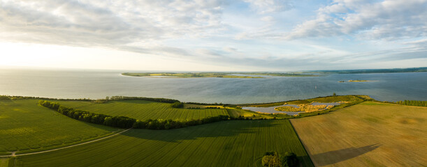 Poel Island in Northern Germany from the air