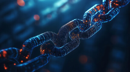 Blockchain data security, wallpaper, the security of all forms of transaction data technology