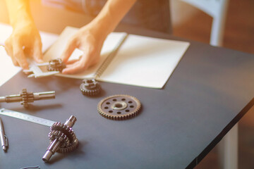 team Engineers and designers teamed up to discuss and consult with each other about machine structure to calculate and design for safe operation of the machine and as required by customers.