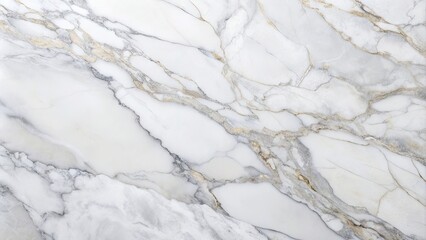 Exquisite white marble surface with subtle grey veining, providing a neutral background for product placement or serving as a sophisticated still life foundation.