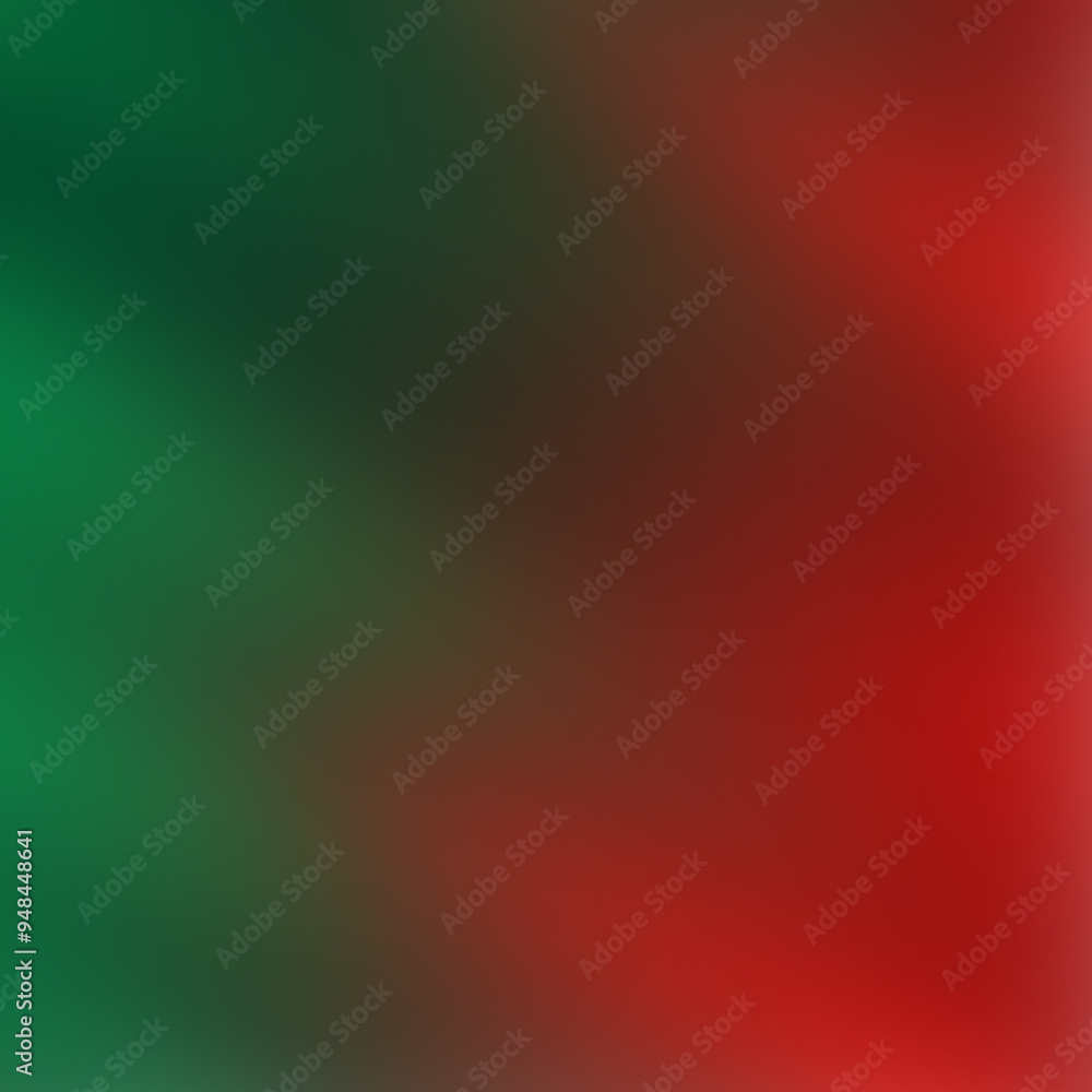 Wall mural complementary split green and red gradient mesh background nice for wallpaper card and banner. eps 1