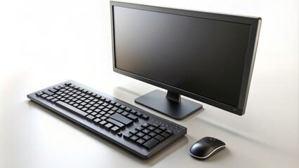Fototapeta premium keyboard+and+monitor