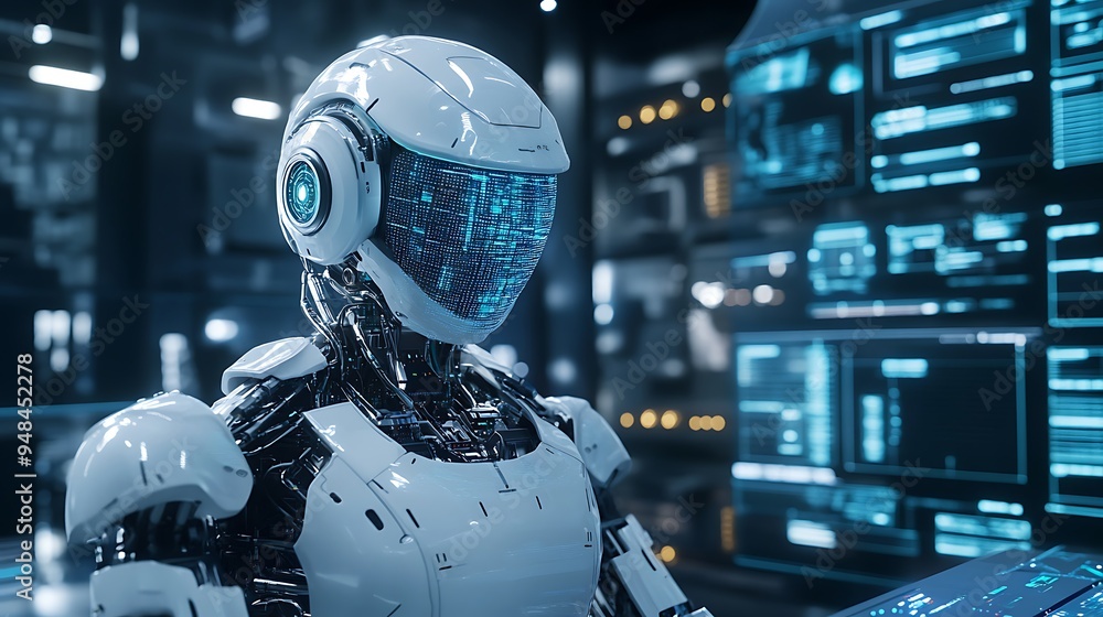 Poster digital robotics lab: develop and test robots in an immersive vr setting.