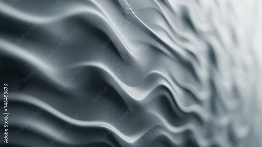 Poster 3d rendering of an abstract luxury grey color gradient blur created for use as a studio wall backgro