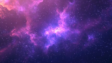 3D rendering of a cartoon style nebula gas cloud in deep outer space © CryptoCanvas