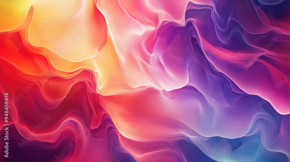 Poster multicolored abstract background featuring various hues and gradients