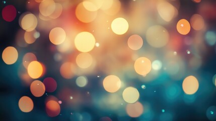 Obraz premium Softly blurred background with vibrant bokeh effects
