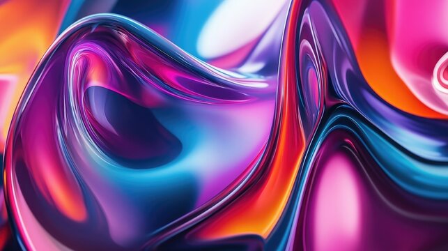 Vibrant abstract background with a close up view featuring a visually engaging computer generated design