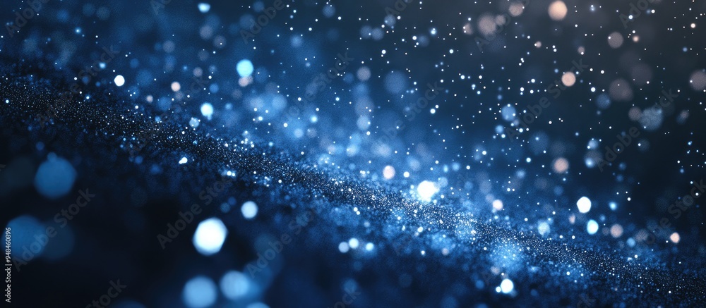 Aufkleber Cartoonish 3D rendering of a textured background resembling starry outer space