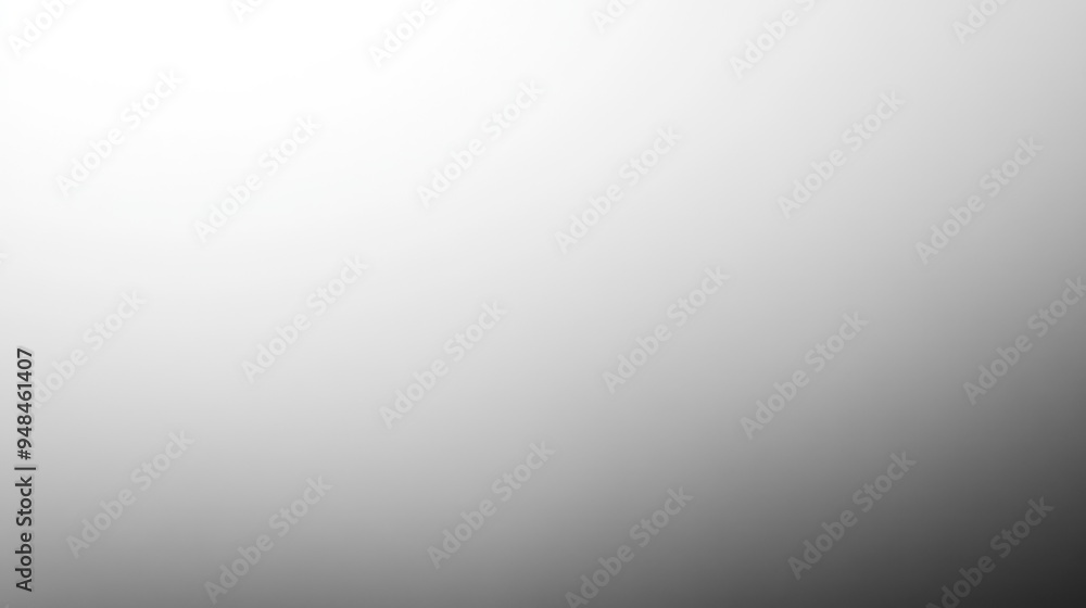Poster gray and white gradient background softly blending shades for a smooth and elegant visual effect