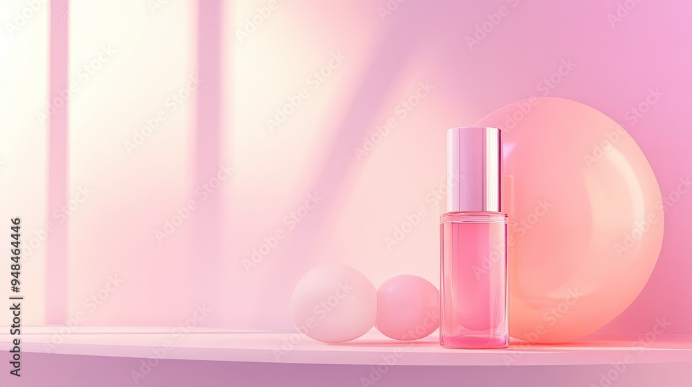 Aufkleber soft gradient background with light pastels and gentle lighting effects, creating a serene atmospher