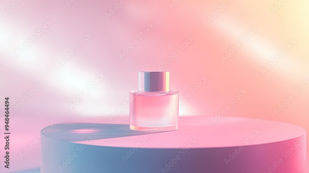 Aufkleber soft gradient background with light pastels and gentle lighting effects, creating a serene atmospher