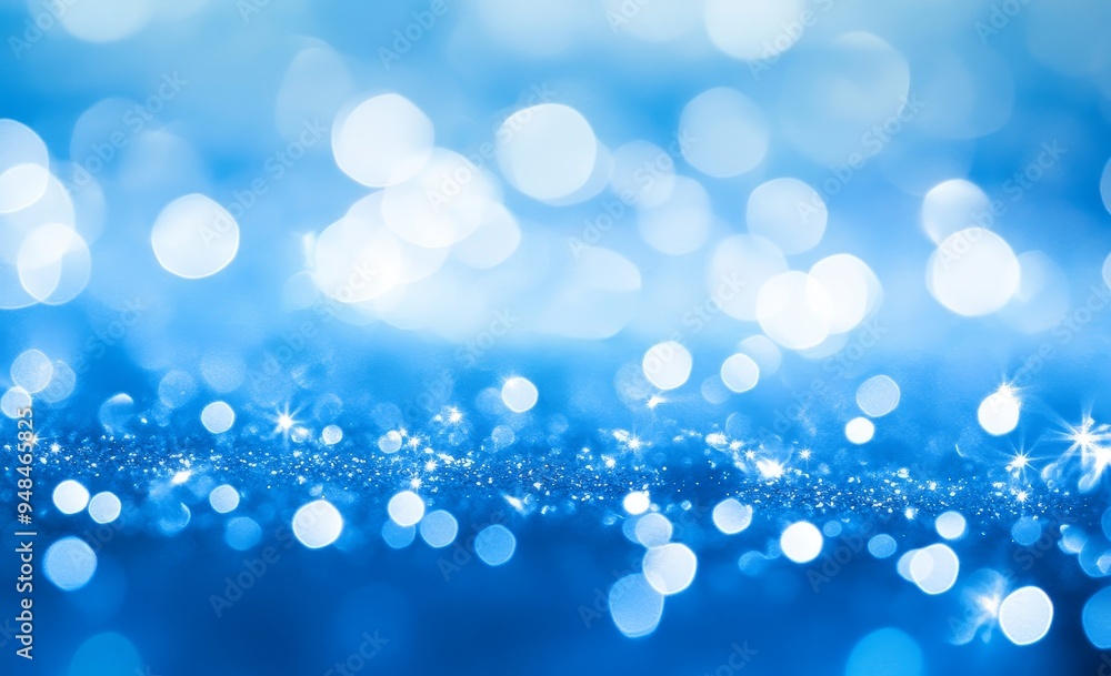 Poster the background is made up of shiny light and glitter in an abstract style