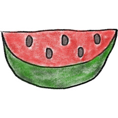 Watermelon on white background 