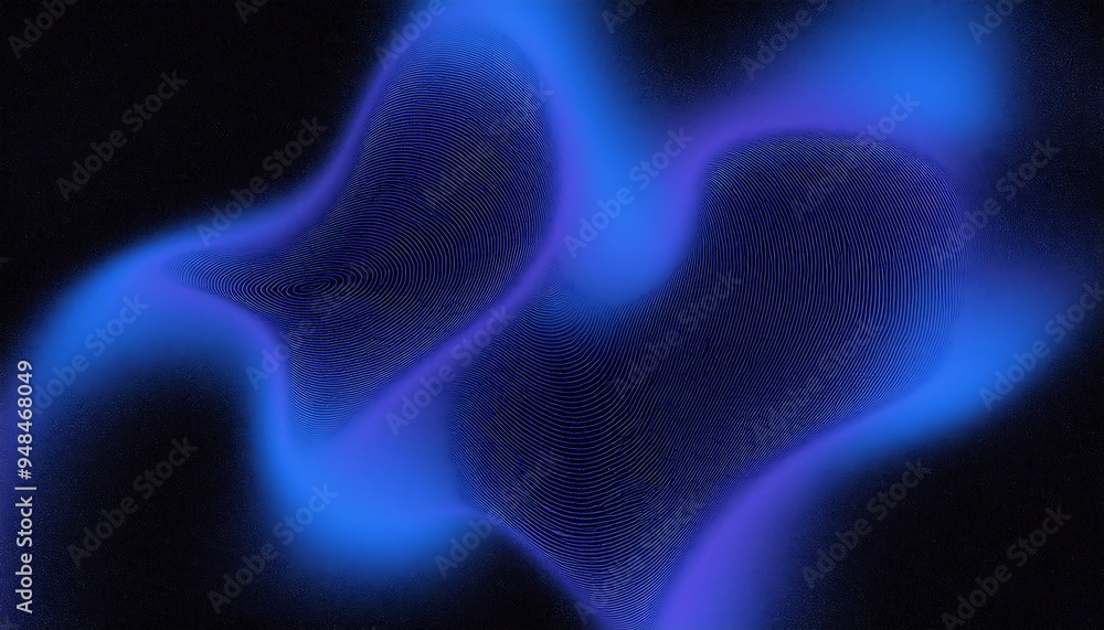 Wall mural abstract grainy gradient colorful shapes, noise texture background