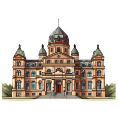 Obraz premium An illustration of a parliament building