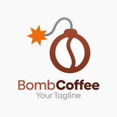 Obraz premium Bom Coffee Logo Design Template. Good for Business, Agency, Community and Organization