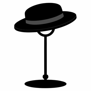 recommend clip art: Hat stand Black silhouette