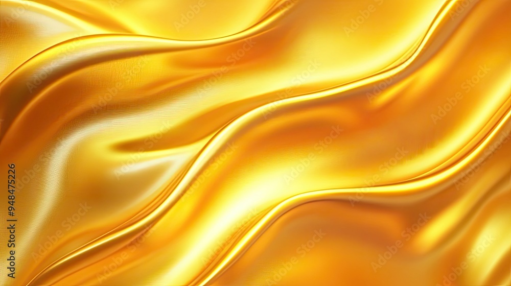 Aufkleber warm 3d golden yellow background with soft lighting and smooth gradients, creating a cozy and inviti
