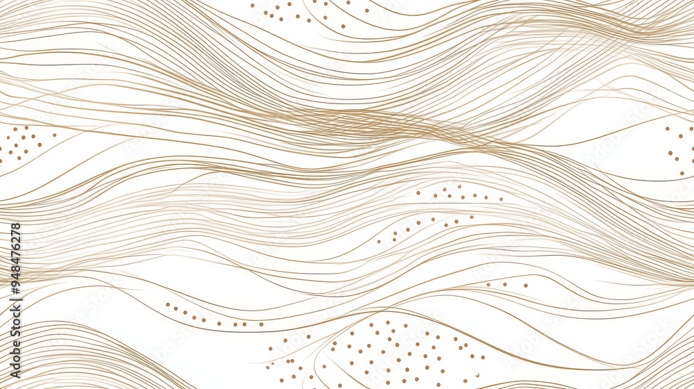 Poster this minimalist design features fine lines and subtle dots on a white background, perfect for wallpa