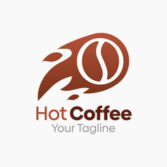 Hot Coffee Logo Design Template. Good for Business, Agency, Community and Organization