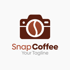 Snap Coffee Logo Design Template. Good for Business, Agency, Community and Organization